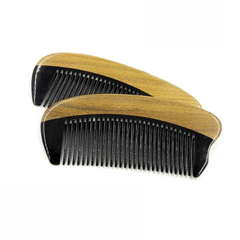 Horn Wood Pocket Beard Comb