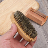Beard Brush and Comb Set