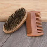 Beard Brush and Comb Set