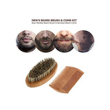Beard Brush and Comb Set